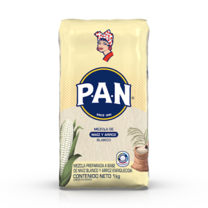 HARINA PAN DE MAÍZ Y ARROZ (1KG)