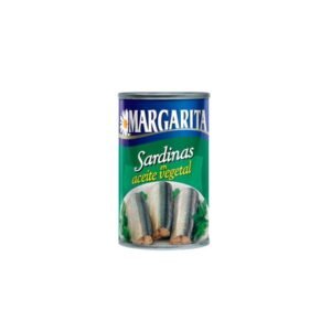 SARDINAS EN ACEITE VEGETAL MARGARITA (170G)